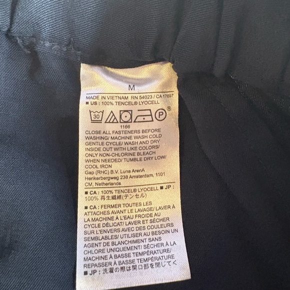 Banana Republic Dark Blue Wide Leg Trouser Pants - Picture 4 of 6